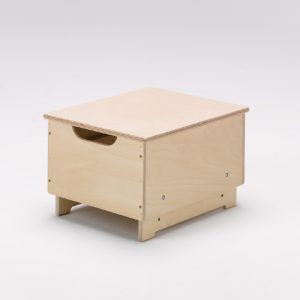 adjustable height box stool