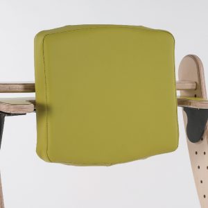 high padded backrest