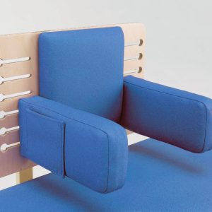 adjustable backrest with pelvic guides