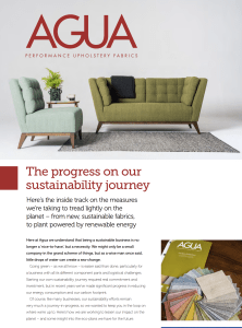 sustainability AGUA