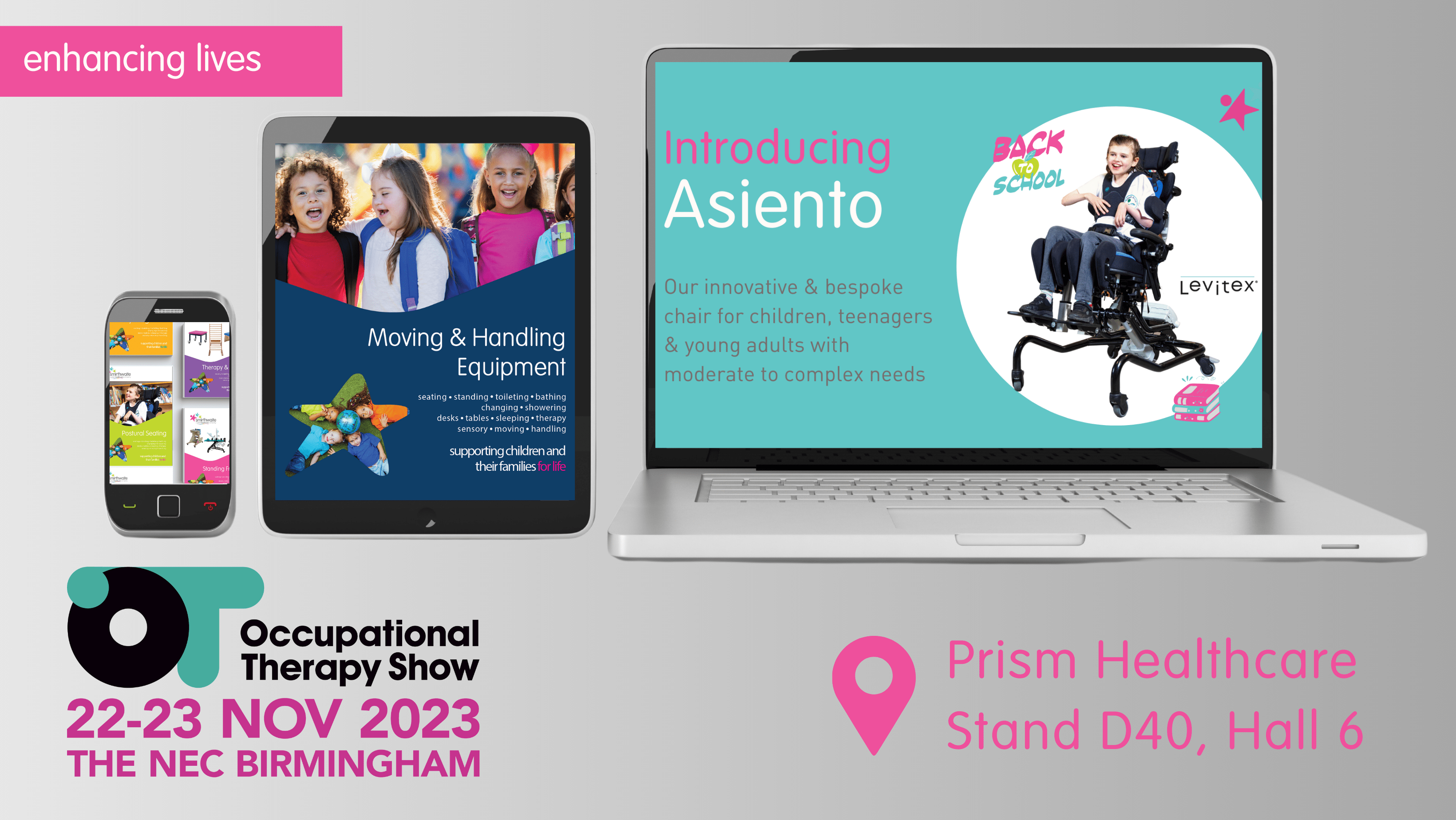 Visit Smirthwaite at the Occupational Therapy Show!